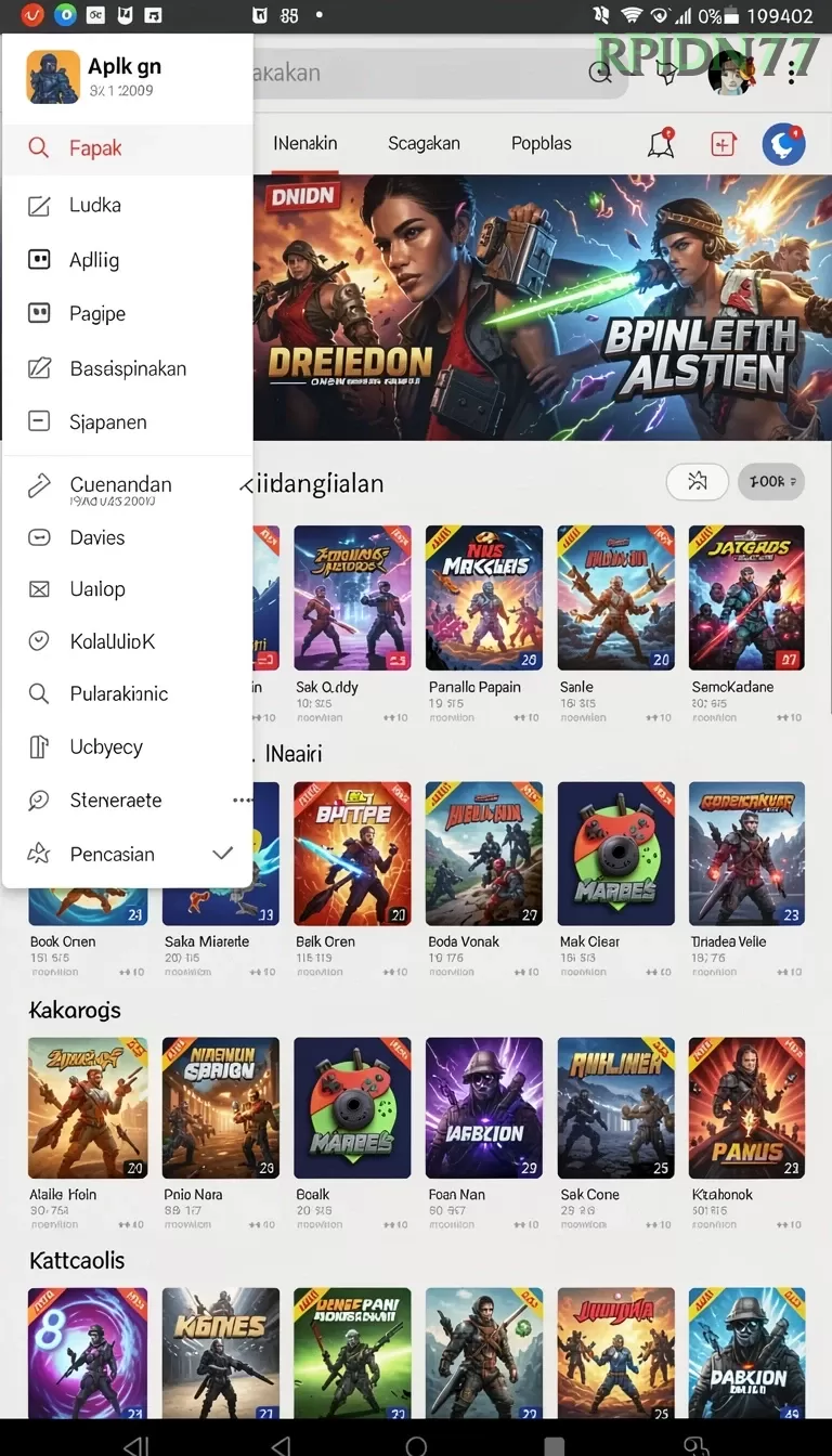 Pratinjau antarmuka rpidn77 — aplikasi APK resmi Android v2.5.6